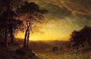 Albert Bierstadt Bierstadt Albert Sacramento River Valley Spain oil painting artist